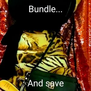 Rare, retro XOXO skirt and Black Express Top